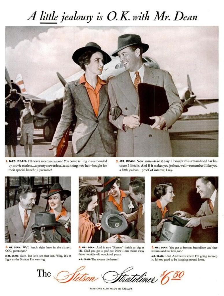 stetson stratoliner vintage ad